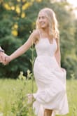 Bought this for engagement photos and I loved it so much. Such a classic and sweet look, but the squared neck gave it some character. Comfortable too! Definitely recommend. - Jada T.
