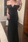 If you're looking to showcase the goods, this is for you, but looks a little too revealing if you have large boobs. Otherwise material is nice and stretchy. Lulus please make this dress without the ridiculous boob cutout! For reference I have 34Ds and am 5'4 130lbs. - Jane K.