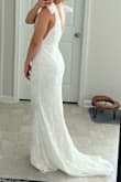 I'm not really a fan of lace but this one was beautiful. It was soft and great quality. I just wasn't a fan of the tulle straps because they came wrinkled and I didn't want to deal with getting rid of them so they could lay nicely on my shoulders. It's true to size based on my measurements and shows off my curves. Overall, I didn't choose it because it wasn't my type. - Jennycka B.