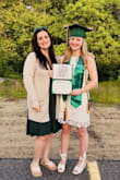 This dress was PERFECT for my high school graduation. so flattering, not see-through at all. I LOVE this dress! - Kaylee M.