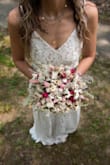 I've ordered Lulus dresses many times as a wedding guest, so when I was planning my wedding I had to see what bridal dresses there were. This was the very first dress I looked at, and after all the searching on various sites and stores, I came back to this! It was perfect! Everything I wanted! - Kylie G.