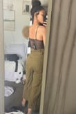 Purchased for engagement photos for the near future. Material is quality and soft mesh on the back and has some stretch, nipples are covered without petals so that is a huge plus. I love it and my fiancé does too, will get a lot of wear even after the shoot! - Jolie B.