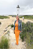 Super comfortable! Can be dressed up or down. Looks great on curves! I've never been into orange, but this shade of orange is fabulous! The perfect summer dress. At my height, 5'3 it fit more like a Maxi length to my ankle. Also, I can be worn with or without a bra. I love the fit and length and plan on ordering another dress in a different color. - Jennifer N.