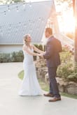 This dress is well made and fit perfectly. I am 5'5, 125lbs and got a small. I did not need any alterations, just got the dress steamed. I received so many compliments. It is elegant and classy. - Jen T.