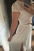 It fits perfectly! I really love it! The perfect dress for a beach wedding. - Vivien V.