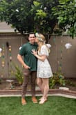 This dress is SO cute and was perfect for my bridal shower! It fit perfectly, however, the slip underneath the dress was much smaller than the dress itself, but not enough for me to knock off points because I loved the dress so much. It was not see through at all and fit great even though I'm on the taller side! - Abby H.
