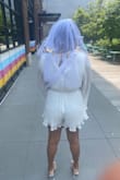 Wore this during my bachelorette weekend and absolutely loved it! My only issue was the top area runs a little loose and the zipper was hard to maneuver. - Xenia M.