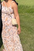 I wore this for a summer wedding and it was perfect. I got so many compliments on it and it was super comfy. I'm about 5'5 and the length was perfect. Long enough that I could wear heels with it, but I wasn't tripping on it when I took my heels off to dance. - Hannah M.
