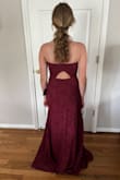 Love the style and slight stretch to the material. Definitely size up. XS in other styles from Lulus fit great, but had to exchange for a S in the this style. Just need to hem the bottom, the bodice fits great! - Missy P.