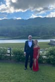 This dress was purchased for a black tie wedding, it was perfect! For my shape great & accentuated the curves! The fabric is stretchy so you can still move around but the gathering over the belly hides any imperfections! - Johanna T.