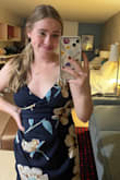 This dress was so comfy and fit well. Adjustable straps were perfect and the slit made dancing easy. The fabric is also very high quality. - Chantelle R.
