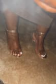I have a wide foot but this shoe makes my foot look so small and cute. The heel is the perfect height and they're really comfortable. I love them. - Mary W.