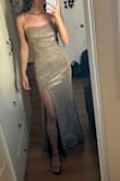 The dress arrived fast, true to the picture and size. I only made it shorter because it was long for my height. Love it very much! - Shira L.
