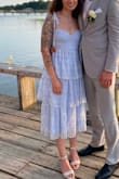 Wore it to an outdoor summer wedding and loved it! I will say I have a small bust and it fit me nicely snug there, so keep that in mind. But the overall fit was great for me and the dress was comfortable all day long. Beautiful color and flattering cut! - Sarah B.