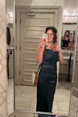I love this dress it fit me like a glove! So easy to walk in without holding the dress because of the slit! I danced all night long. The material is so soft, so flattering!!! I love it. - Haley G.