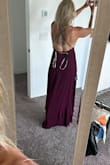 -Very flattering 
-It's a wow dress, my family loved it
-Color is more gorgeous in person 
-Super comfortable. There is an extra five where the zipper is at and I wish they put that in all the dresses!!

Be careful with the straps! The second time I tried it on the strong broke right off. I would still highly recommend. - Alyssa H.