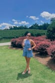 One of my favorite everyday wears. This dress goes with pretty much everything and is super light. I love the open back details and the halter top. Not too short and not too long for me. - Amanda C.