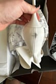 Really pretty shoe. I plan to wear for my wedding or rehearsal or shower. They do run large, I am normally a 10 but after reading reviews I went with a 9 and they feel perfect. I will say I was disappointed in how they arrived. Clearly worn by someone else and had black scuff marks that i was luckily able to remove, and the box was totally mangled. Keeping because they're otherwise a good fine. But These should have been sold at a discount IMO because they were pre-worn - Allison E.