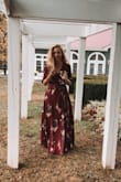 I got this for a fall wedding, and I ordered a medium because I'm usually a S/M and it was definitely too big, but because it's a true wrap dress I was able to tie it tight and make it work! Heavy material, so comfortable, and very flattering! - Laura C.