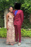 This wasn't a typical dress choice for me but I loved it! It fit my body well. I have an athletic build with wider hips. I loved the length with my height and color against my skin tone. I wish it was a little more snug around the waist. Surprisingly the sequins didn't itch or rub so that was a plus. I received innumerable compliments on the dress! - Dana S.