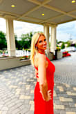 This red dress was the perfect fit! It was elegant and sexy. I danced the night away. Can't wait to wear it again! - Maryann F.