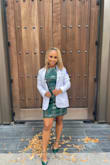 This dress is perfect for any celebratory event. Mine was my medical school white coat ceremony. I felt very confident and beautiful in my dress. I wore the white version when I graduated from college. - Zoe F.