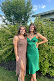 Absolutely LOVED this dress - the color and fit was so perfect. Wore it to a friends wedding and got so many compliments on it!! 

My only critique is that it definitely picks up ANY water and takes time to dry - so caution with wearing at hot events. - Rachel M.