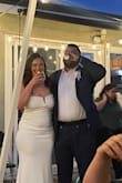 Loved it! Used it as my reception dress. It fit comfortably, I was able to dance in it and the material was light enough without being see through! - Jackie O.