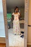 I love this dress so much because it is modest and super princesscey to me. i wore it to a family reunion and one of my cousins wants to buy it too, you just can't wear a regular bra in it. must be strapless or pastels. - Legrindem E.