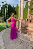 This dress is gorgeous!! The color is stunning!! I loved that it was simple with just the right amount of detail on the dress. I received so many compliments and I am really glad I purchased this dress for my nieces wedding! - Audrey C.