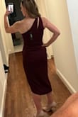 I love the dress. Originally ordered a medium (I'm a medium in almost everything) but had to exchange for a small. Very flattering dress. Great quality. - Terra H.