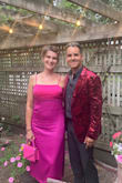 This dress is a stunner! It fits me perfectly, is true to the size and is if very good quality. Fully liken and very good quality of the fabric. The fabric is light and doesn't wrinkle so it was perfect for a summer wedding.
It is slimming and accentuates my hour glass figure. A line. I received many compliments at the wedding that I attended and my husband loves it on me. I got it on clearance for $25, what a steal! Highly recommend - Hania B.