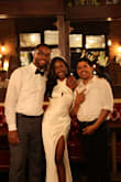 Wore this after our courthouse wedding to dinner with friends! Absolutely beautiful - Samantha F.
