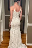 I liked this dress a lot and it fit really well, I just ended up liking another dress from Lulus more. - Caitlin N.