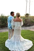 It was everything I dreamed of for my wedding day! Sexy, bohemian all lace & looked amazing coming and going!! Want to wear it every year for my future anniversaries because I love it so much!! - Kathy B.