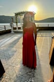 Love this one. I knew the color wouldn't be as vibrant red as I wanted based on the other reviews but it still is a beautiful dress. I originally ordered a small but exchanged it for an XS and it fit perfectly. Normally I wear S in Lulus. - Kia G.