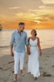 The perfect dress for my beach wedding. I did have to alter the dress and add jewels for contrast but this dress came out absolutely amazing. It did ride up as I walked and we had to fix the dress multiple times for pictures but I am stunned at how beautiful our photos turned out. Thank you Lulus! - Jennifer K.