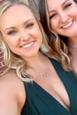 I just recently had a baby so I'm not in my normal sizes. I honestly didn't know what size I would need so I ordered a large and had it hemmed! It was adorable!

I wanted a dress I could easy breast feed in. The plus side, it worked great! The down side is I felt my boobs were out on full display.

The other part of the dress I didn't love were the straps. They're very thin and by the end of the night my shoulders were wrecked from them digging in.

All around though I did love this dress! - Bree W.
