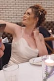 This dress really made me feel gorgeous&simple Yet elegant&My wedding was small 50 people And it was a very hot day so it was semi-casual/ formal& I was worried it was too simple but that was not at all the case you could definitely tell I was a bride&this dress really makes you feel Beautiful .. 10 out of 10 I definitely recommend Even for thr bigger girls, which i am& - Rachelle W.