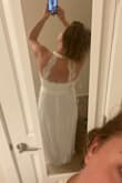 The dress is soft, quality materials! I was worried about the fit on my stomach and it's flattering to my body type. I chose this to wear after the ceremony on my wedding and I almost want to wear this the whole day! - Jami K.