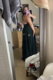 Dress is great and beautiful color! I got originally a xl like the size guide said. But it was a little too tight, i exchanged for a 1x and its perfect! - Mary A.