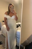 I wore the dress for my wedding in court, people kept complimenting me, the quality of my fabric is excellent, the dress sits exactly on the body, I didn't have to fix anything. I recommend her with my eyes closed. - Ofek I.