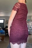 This dress is going to be one of my favorite back up dresses! Fits great with comfortable room to spare. The only issue I have with it is, it is short! This dress is not made for the dancing type! I'm 5ft 8in and definitely show off the legs! Love the color and the feeling of the fabric! - Kelcee B.