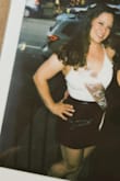 I wore this skirt, paired with 'Steal Your Attention Ivory Sleeveless Strappy Backless Bodysuit' for my Bachelorette party night out. My girls wore all black, so it complimented the look perfectly. After dinner, we walked around a downtown area and by the 3rd location, I noticed a rip in the inner slip of the skirt. By the end of the night the slip was ripped from top to bottom on both sides of the seams of the skirt. It literally didn't last the night. The exterior "leather" part of the skirt is fine, but I'm a little disappointed that it ripped by only wearing it a few hours. - Margaret G.