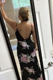 Great quality! I was surprised beautiful dress and I bought in clearance, love the back and the fabric! - Giovanna B.