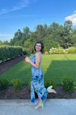 I loved the dress but I received it with one of the seams stretched out as if it had been pulled or something. Also, the straps are so thin so they really dug into my skin through the evening since I had to tighten them. It's beautiful but I expected a little bettone oer quality! - Katie H.