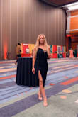 Was for a cocktail dress dinner event for my work. It did the job. It rides up a bit when walking but all was good. - Melissa D.