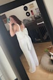 Gorgeous!!! I happened to check lulus again and they had one left and it happened to be the right size !! It's long on me but I plan to wear heels so it works. The bow on the back is also detachable!!! I love it and I'm so excited to use for my wedding reception. - Natalee J.
