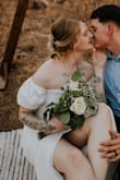 When I say this dress was perfect, it was! I bought a large and it fit perfectly. The material is thick but so luxurious, I wore it in this Arizona heat and it wasn't that bad at all. Found something that was flattering all around! - Jacquelynne D.