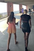 I wore this romper dress to T Swift and it was perfect! So comfortable and gorgeous colors. Runs true to size. Nice material. Will wear again! Hard to find a bra that works - I did a lacy bralette in light pink and it worked well. - Anne B.